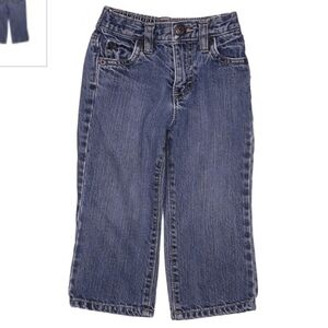 Old Navy Baby Infant Denim Blue Jeans Unisex 18-24 Months Straight Leg Cute EUC